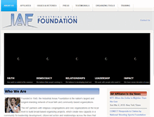 Tablet Screenshot of industrialareasfoundation.org